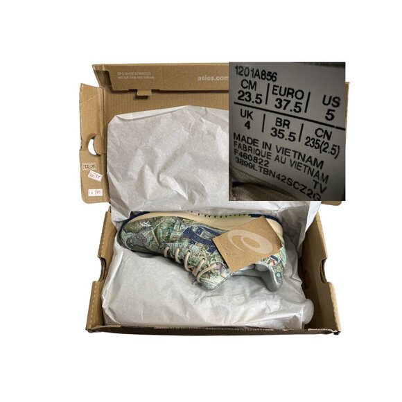 🌍 Atmos x ASICS Gel Lyte 3 OG 'Aged Map' 🌟 Sz W6.5 & W7.5 (1201A856-300) 👟 Ships - Picture 5 of 15